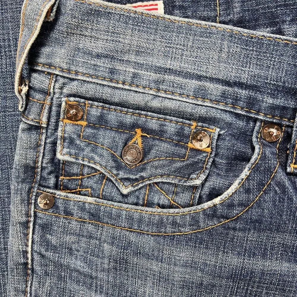 True Religion Zach Jeans Men’s 36 USA Y2K‎ Straight Leg Denim Streetwear